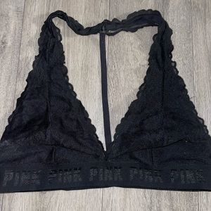 Black PINK lacy bralette